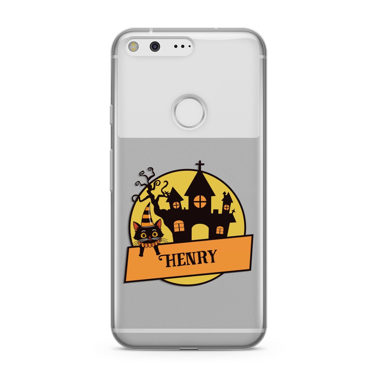 Haunted House Silhouette Custom Google Pixel Case