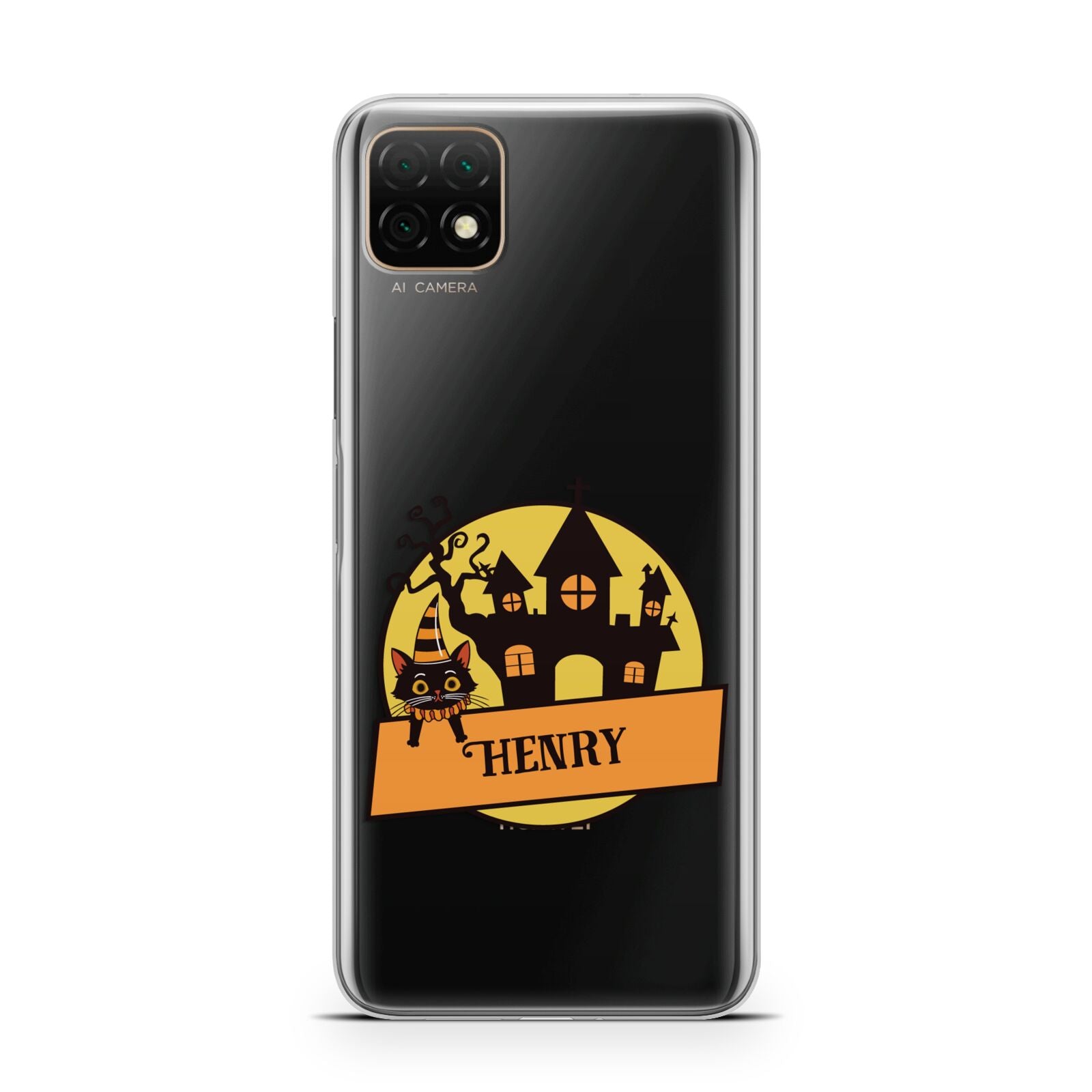 Haunted House Silhouette Custom Huawei Enjoy 20 Phone Case