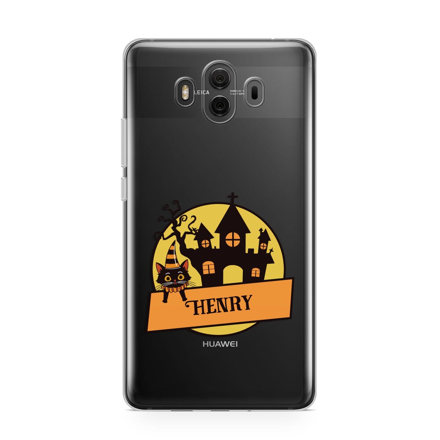 Haunted House Silhouette Custom Huawei Mate 10 Protective Phone Case