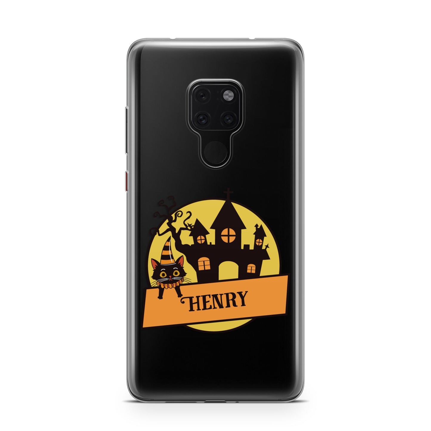 Haunted House Silhouette Custom Huawei Mate 20 Phone Case