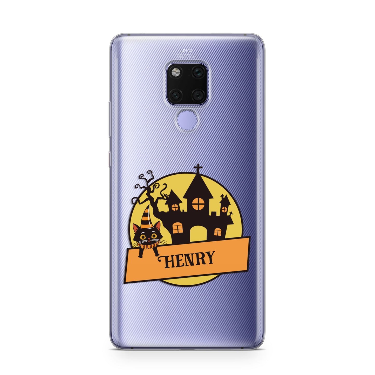 Haunted House Silhouette Custom Huawei Mate 20X Phone Case