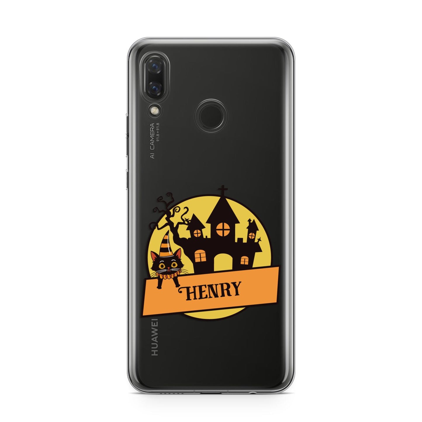 Haunted House Silhouette Custom Huawei Nova 3 Phone Case