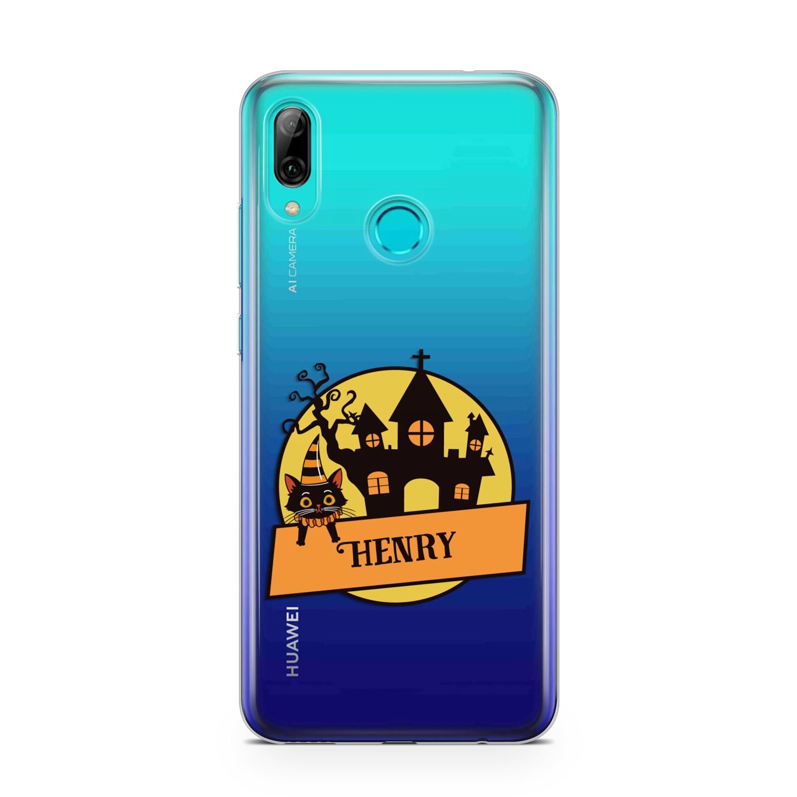 Haunted House Silhouette Custom Huawei P Smart 2019 Case