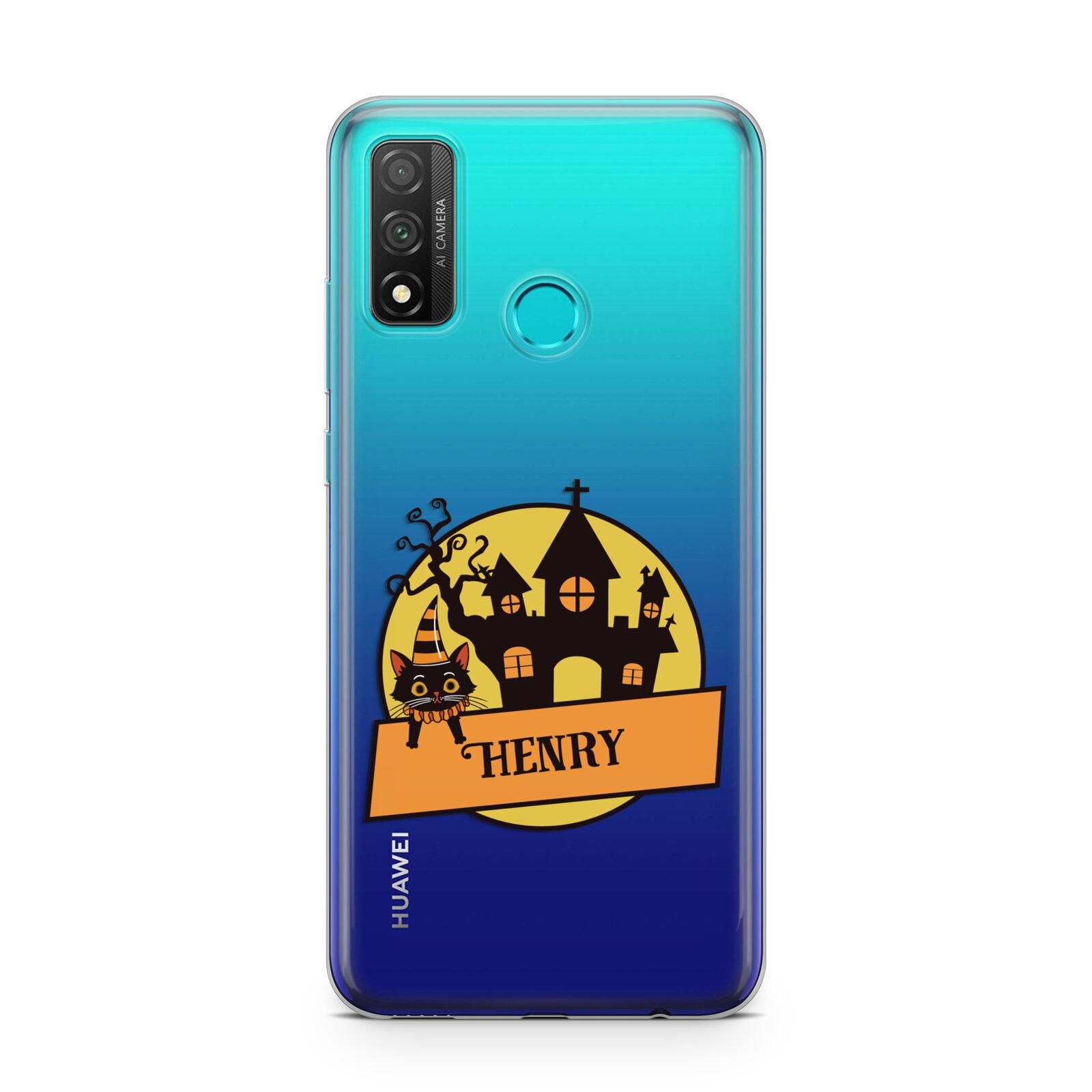 Haunted House Silhouette Custom Huawei P Smart 2020