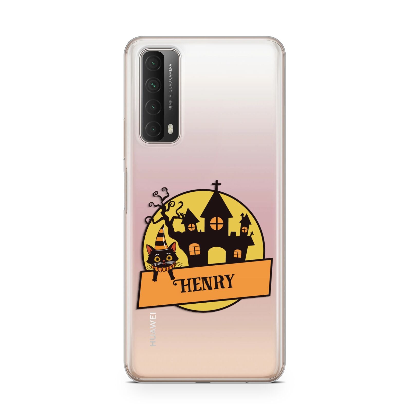 Haunted House Silhouette Custom Huawei P Smart 2021