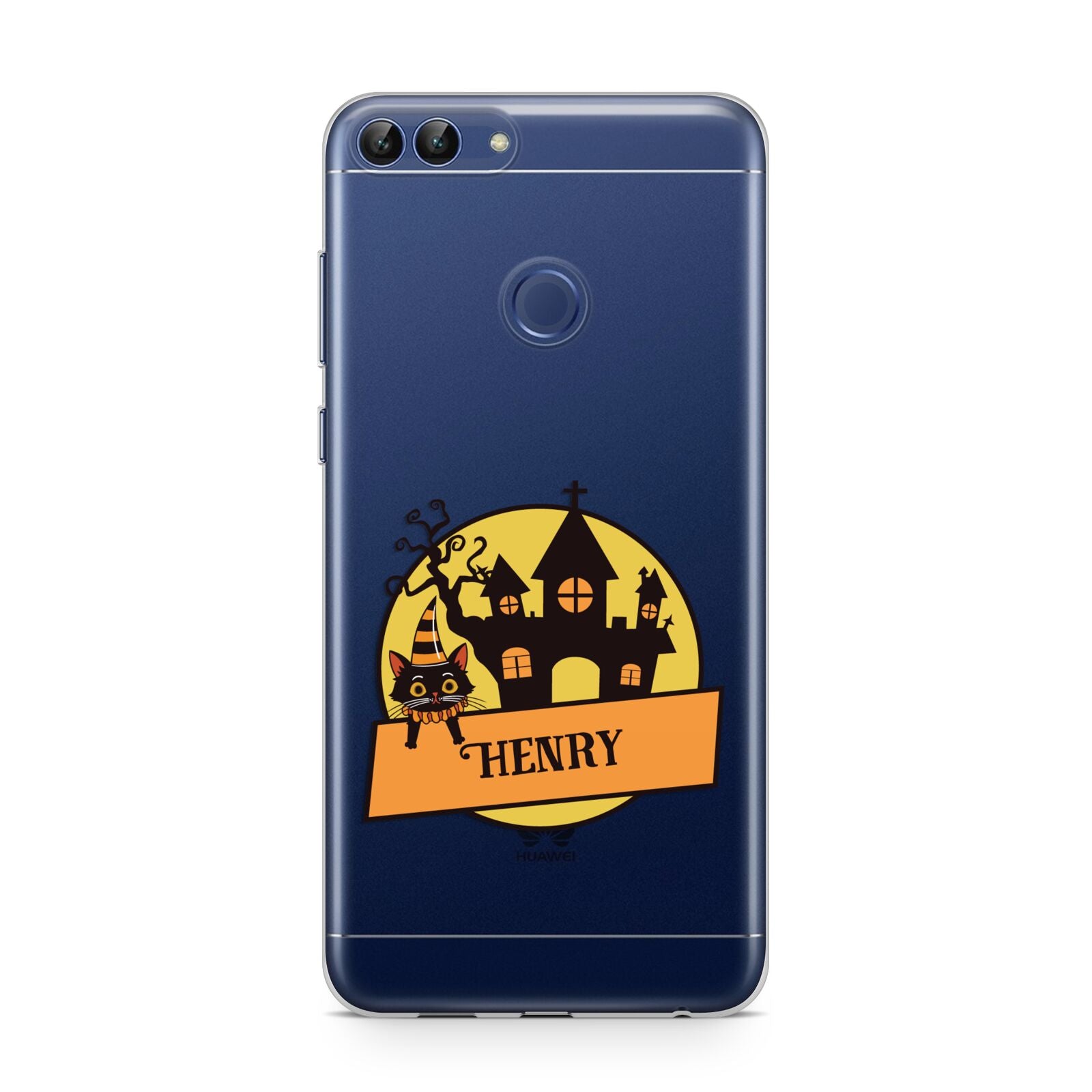 Haunted House Silhouette Custom Huawei P Smart Case