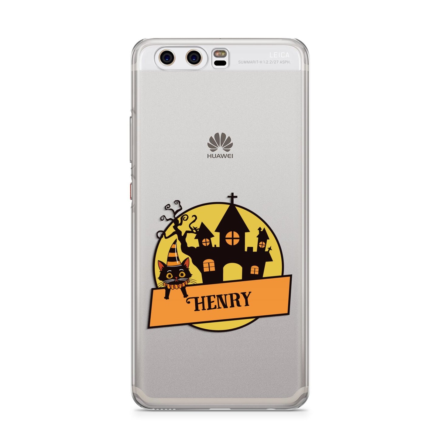 Haunted House Silhouette Custom Huawei P10 Phone Case