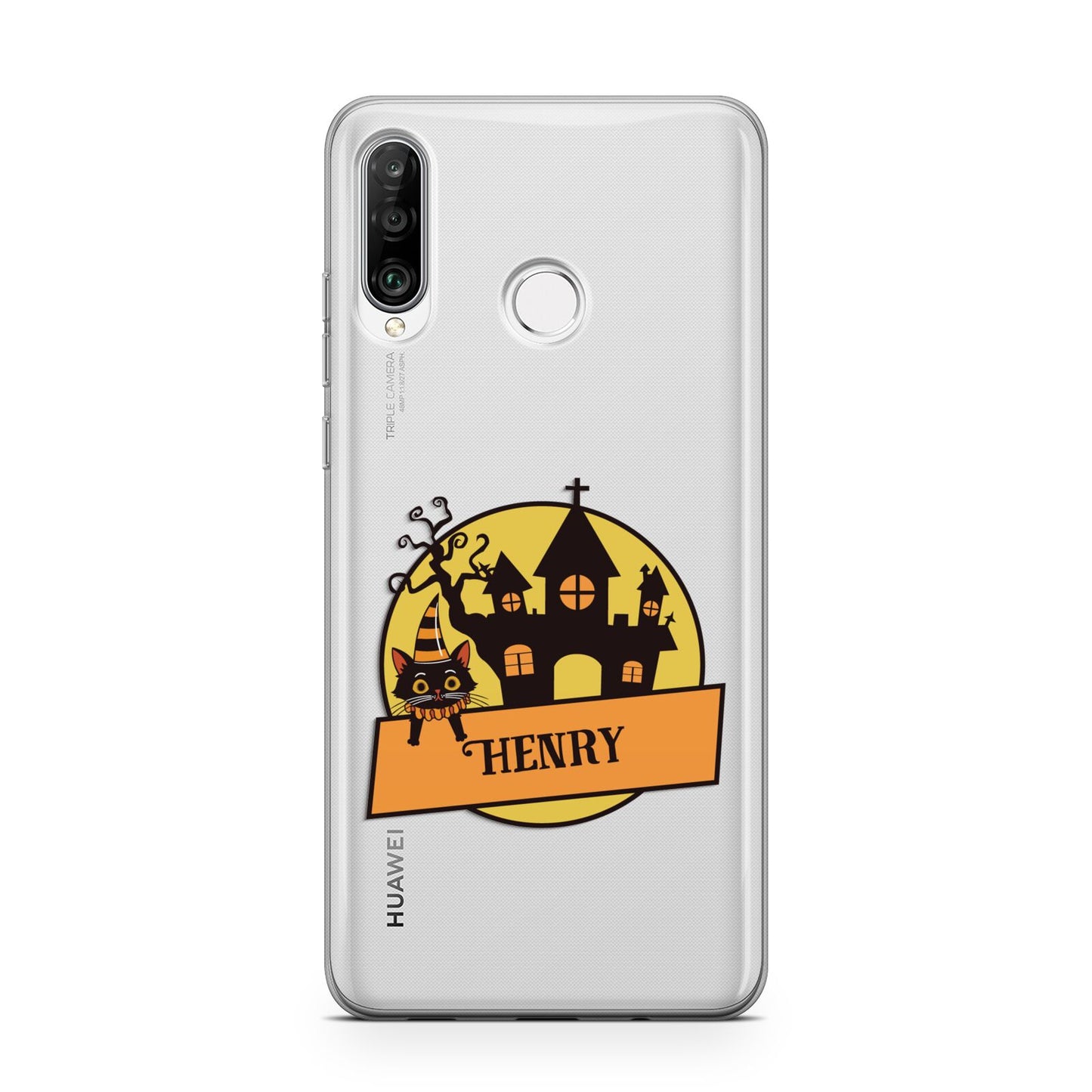 Haunted House Silhouette Custom Huawei P30 Lite Phone Case