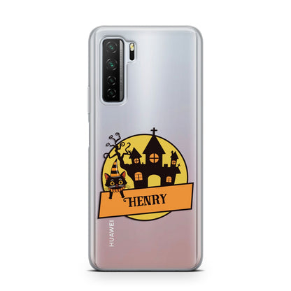 Haunted House Silhouette Custom Huawei P40 Lite 5G Phone Case