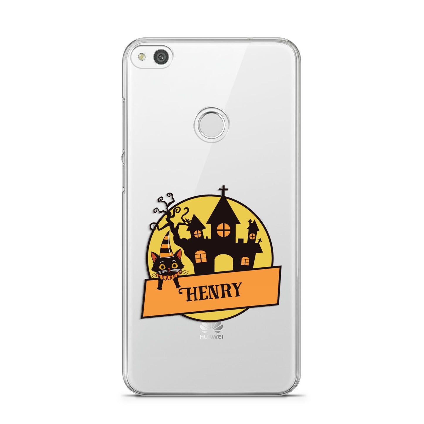 Haunted House Silhouette Custom Huawei P8 Lite Case