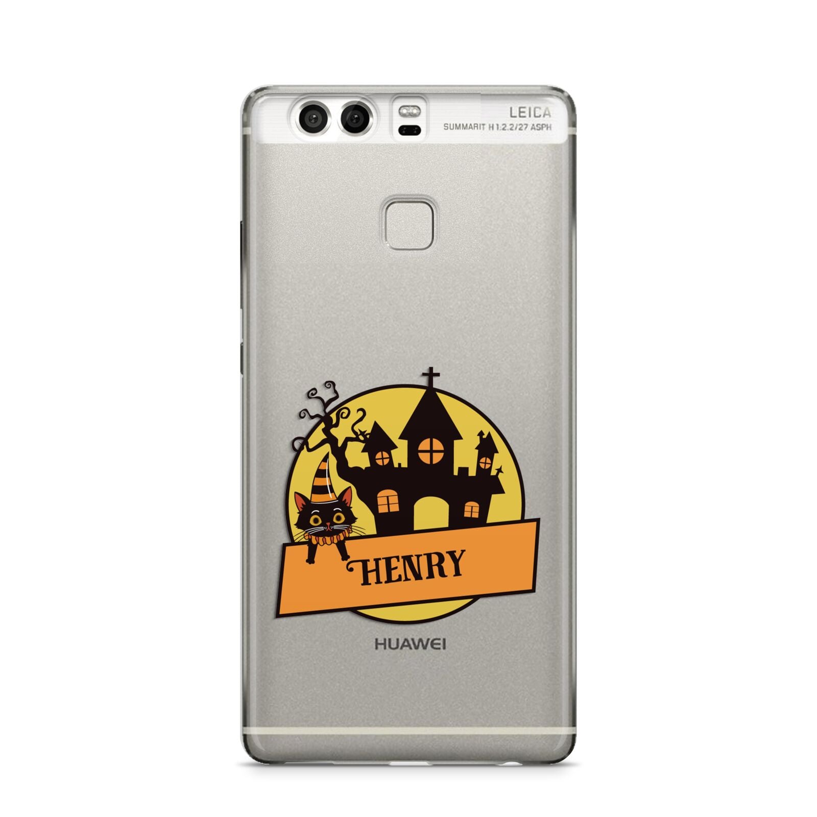 Haunted House Silhouette Custom Huawei P9 Case