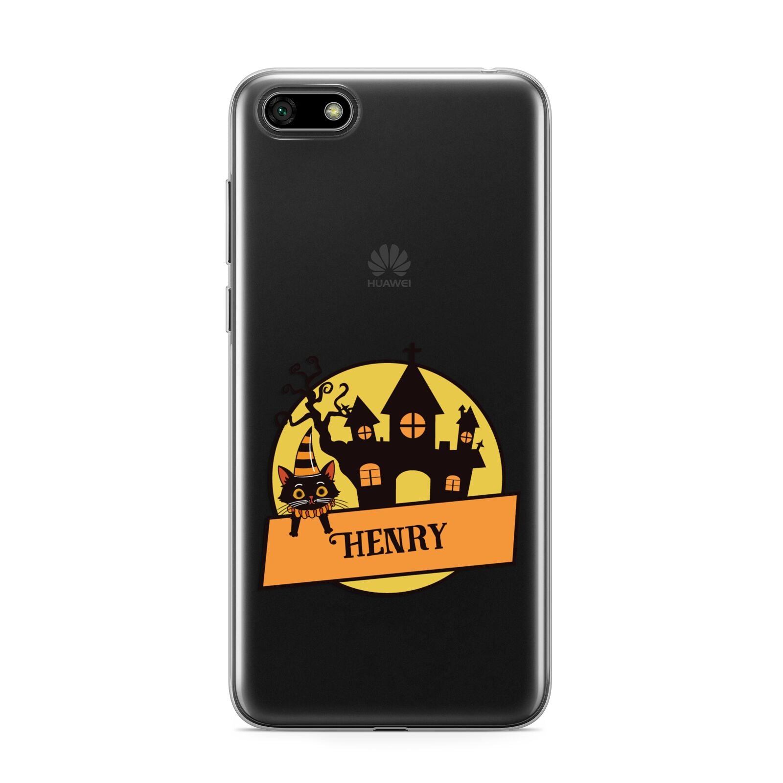 Haunted House Silhouette Custom Huawei Y5 Prime 2018 Phone Case