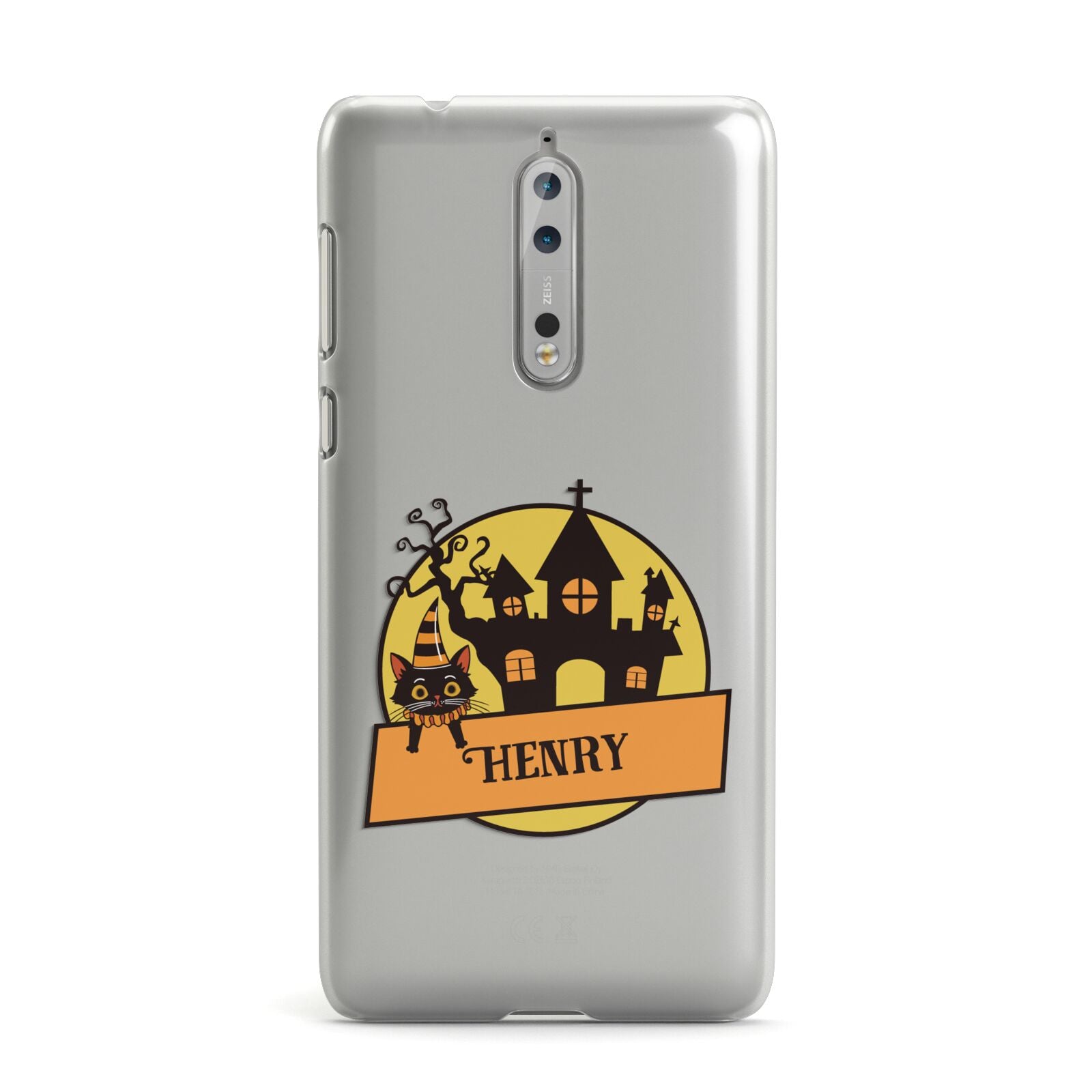 Haunted House Silhouette Custom Nokia Case