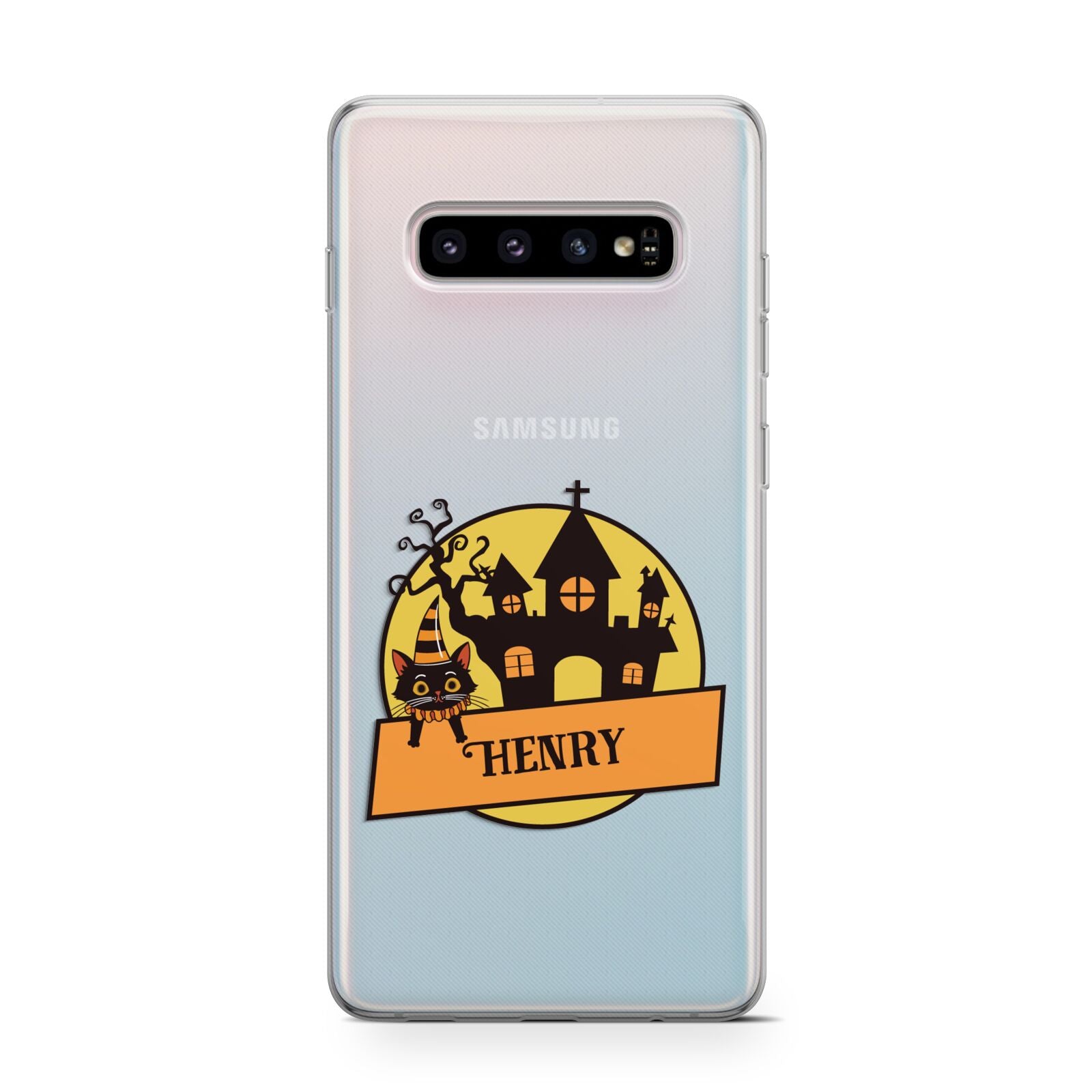 Haunted House Silhouette Custom Protective Samsung Galaxy Case