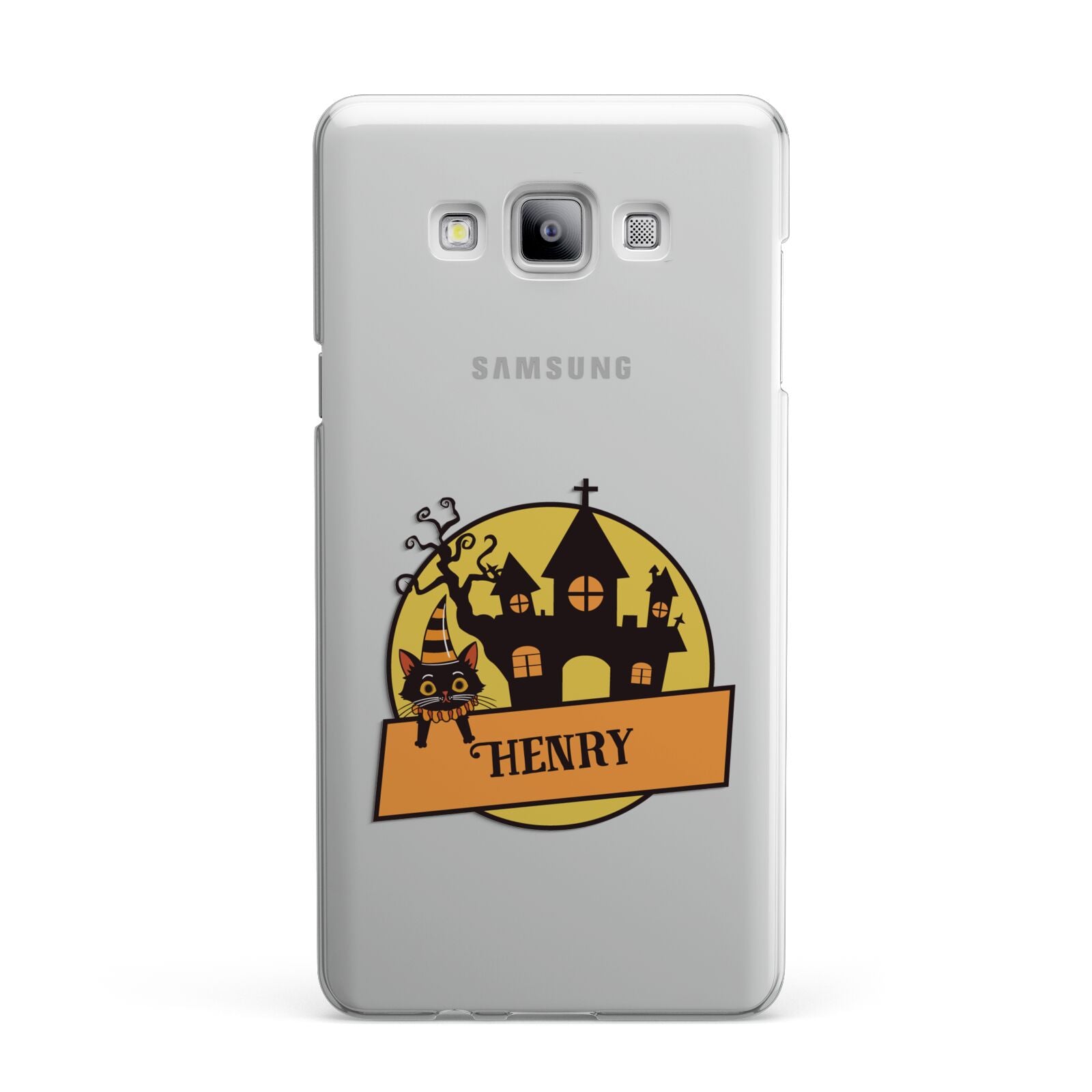 Haunted House Silhouette Custom Samsung Galaxy A7 2015 Case