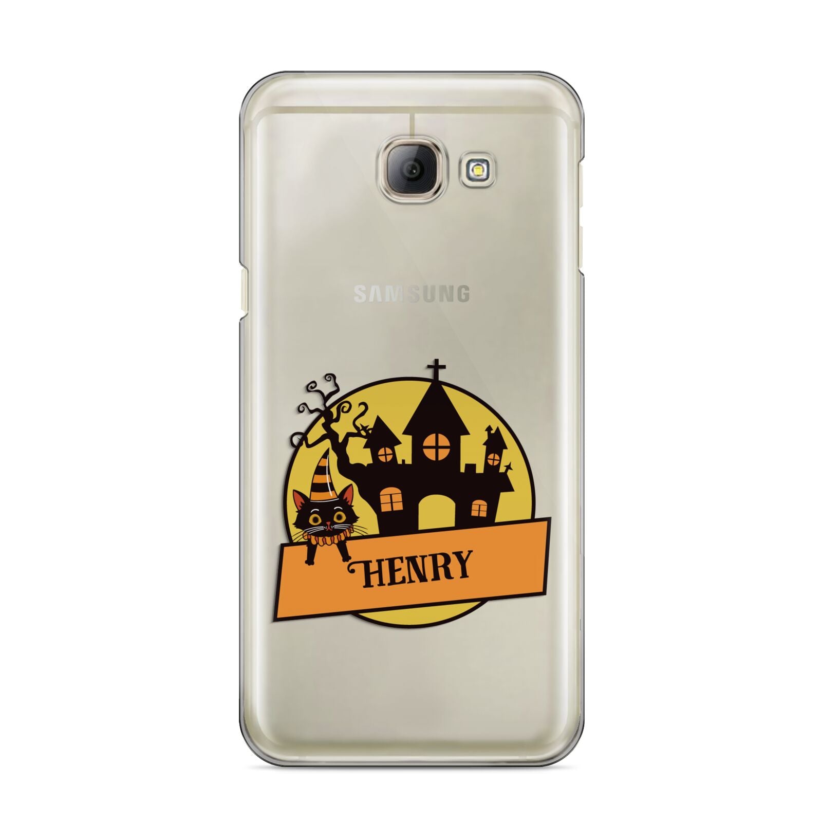 Haunted House Silhouette Custom Samsung Galaxy A8 2016 Case