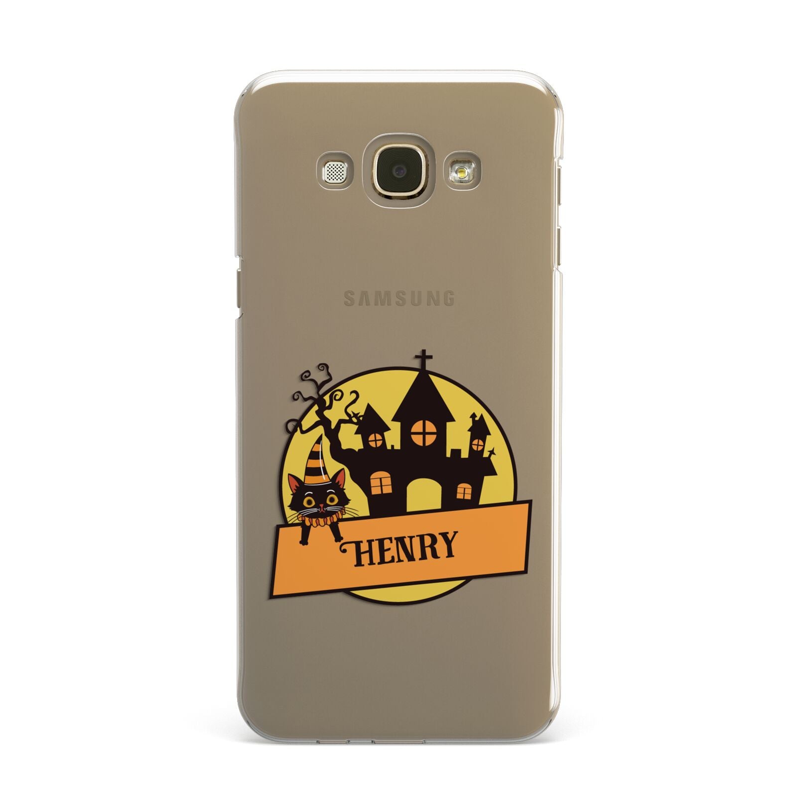 Haunted House Silhouette Custom Samsung Galaxy A8 Case