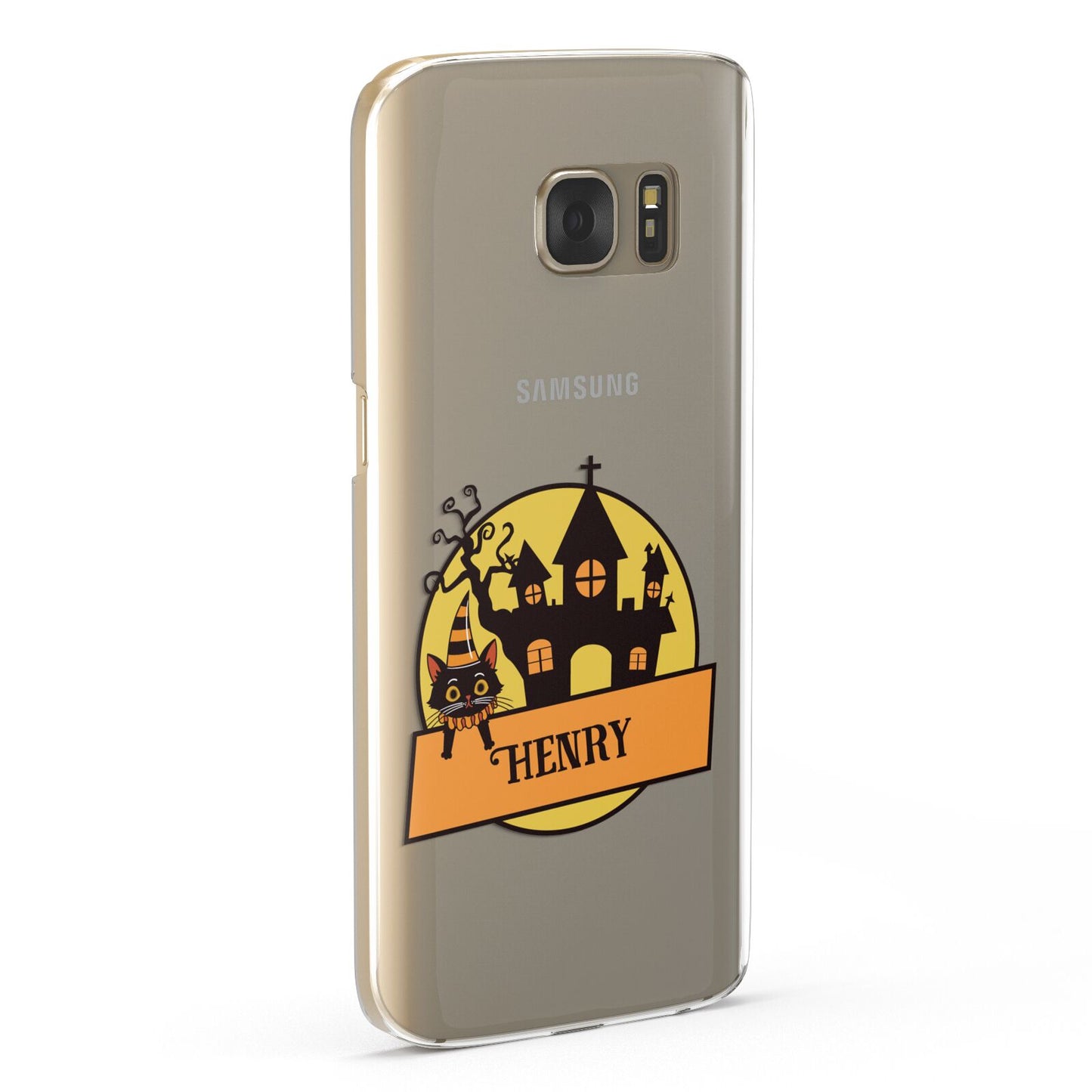 Haunted House Silhouette Custom Samsung Galaxy Case Fourty Five Degrees