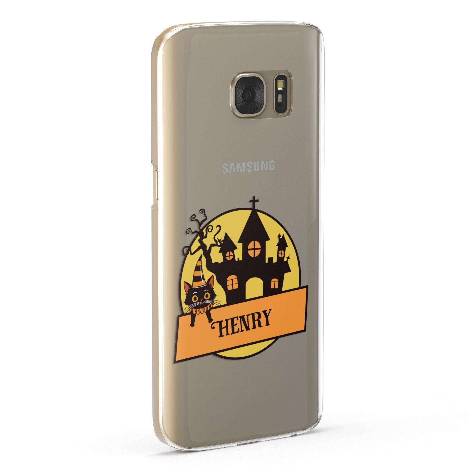 Haunted House Silhouette Custom Samsung Galaxy Case Fourty Five Degrees