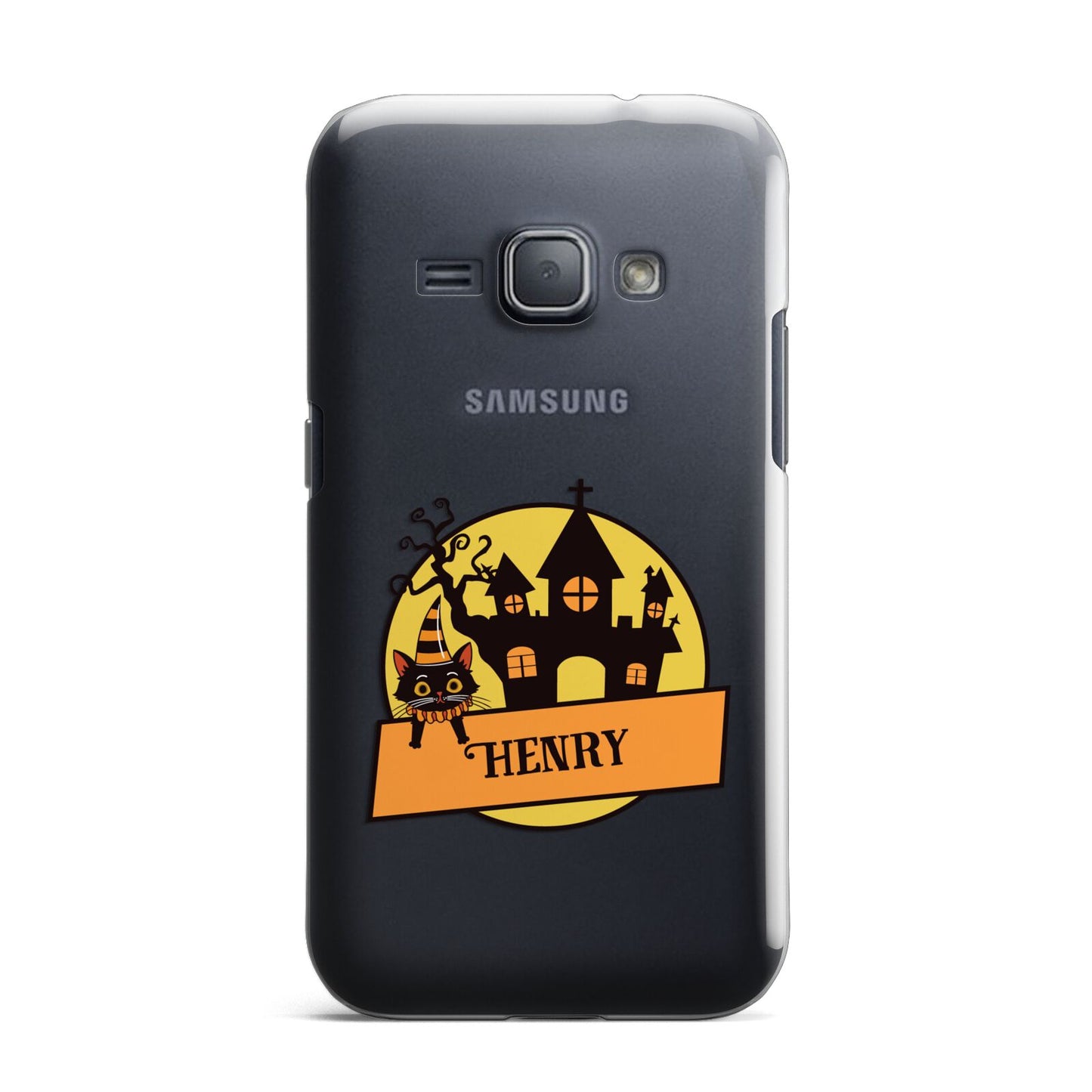 Haunted House Silhouette Custom Samsung Galaxy J1 2016 Case