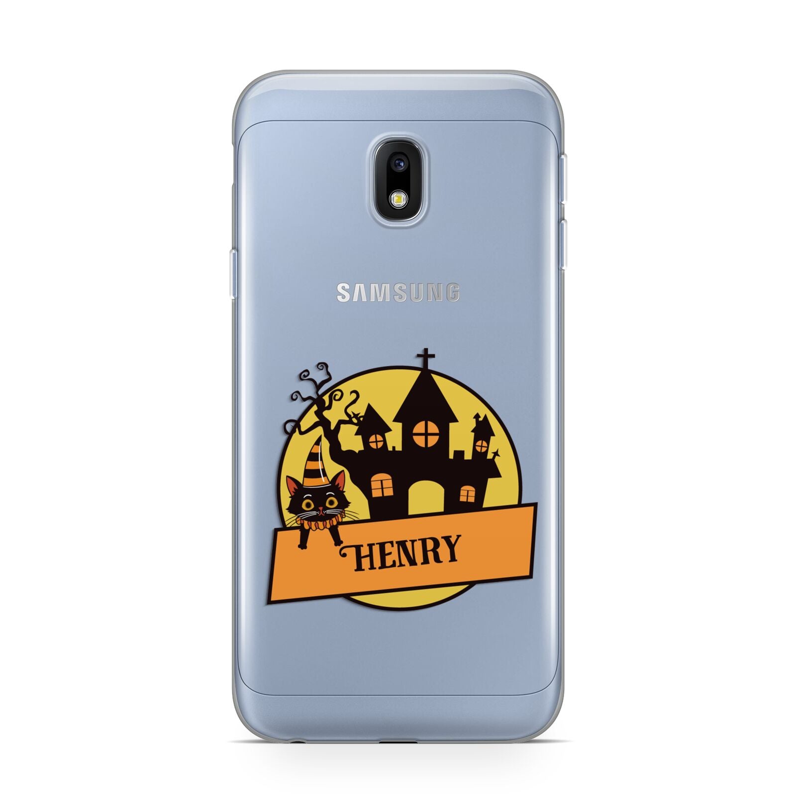 Haunted House Silhouette Custom Samsung Galaxy J3 2017 Case