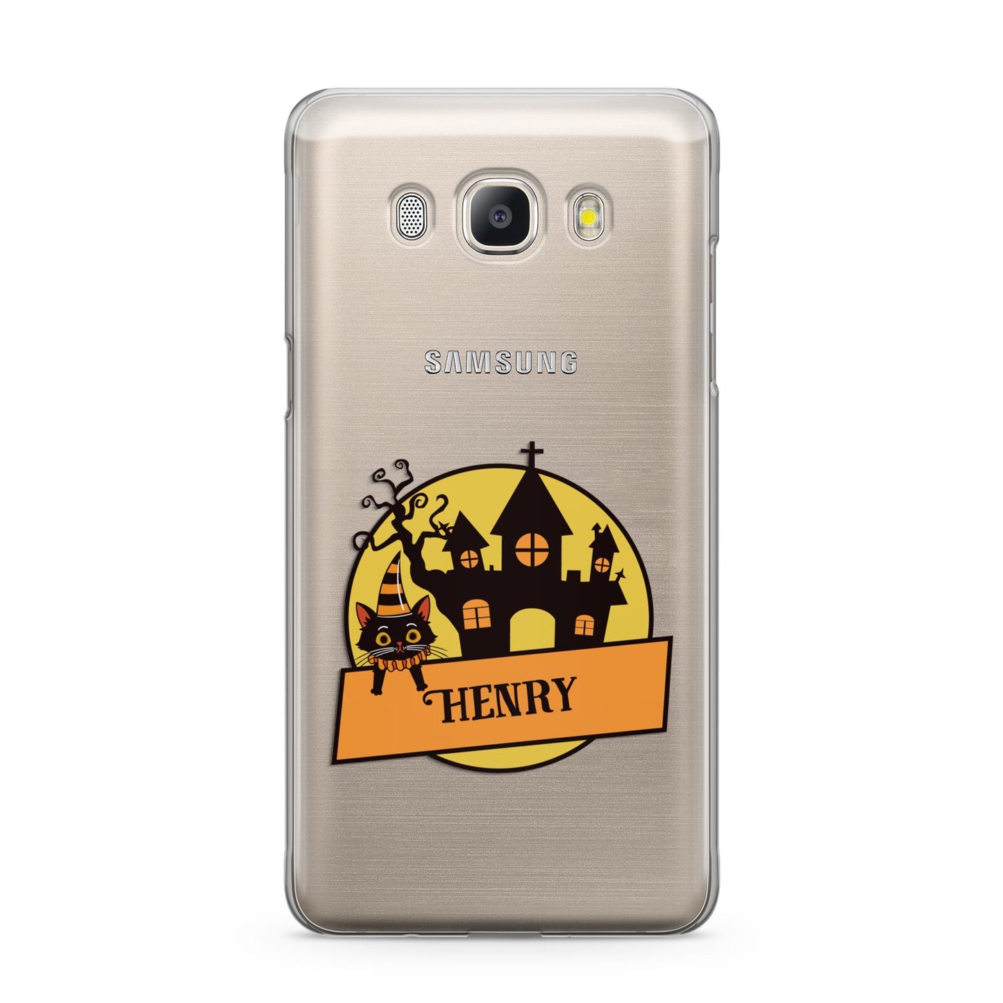 Haunted House Silhouette Custom Samsung Galaxy J5 2016 Case