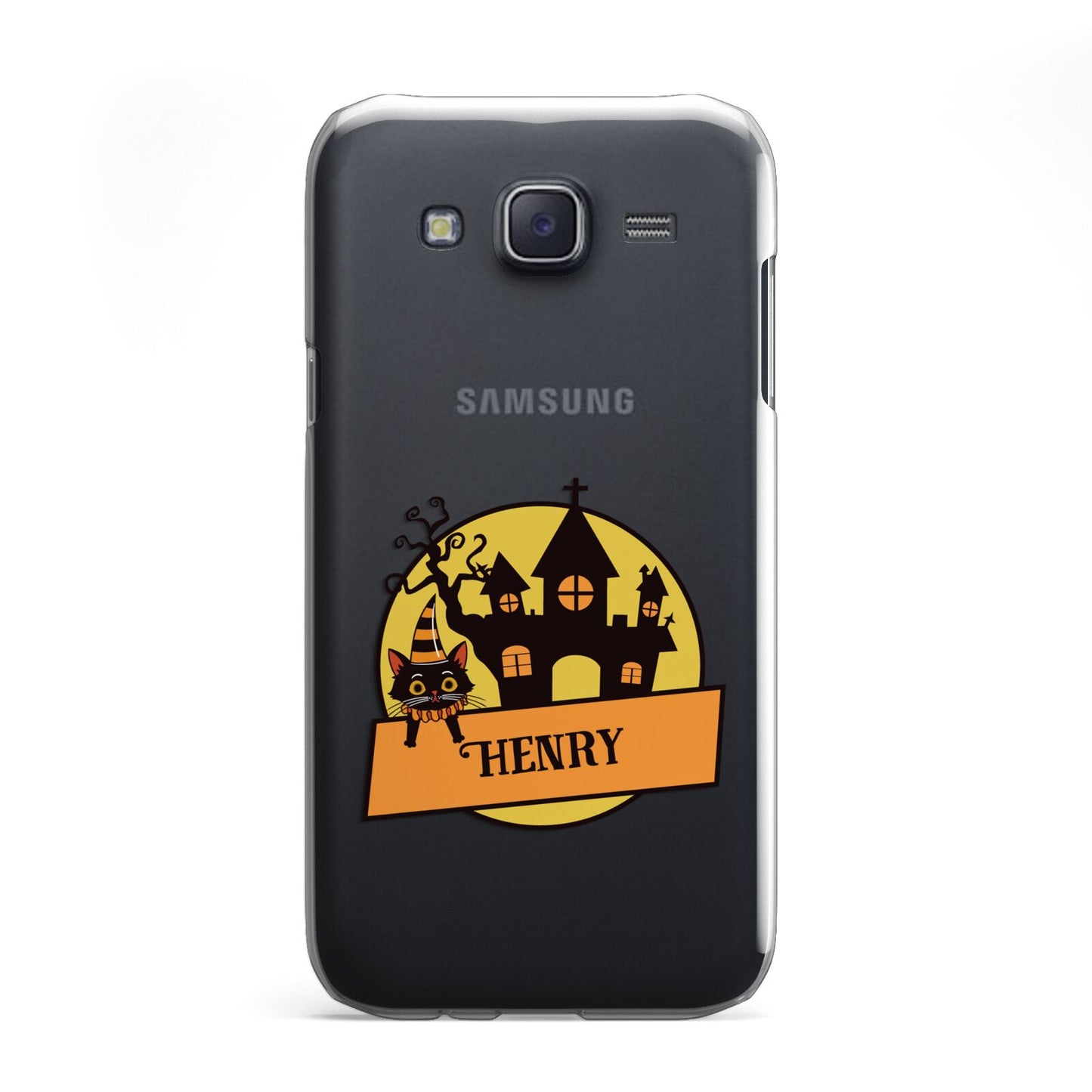 Haunted House Silhouette Custom Samsung Galaxy J5 Case