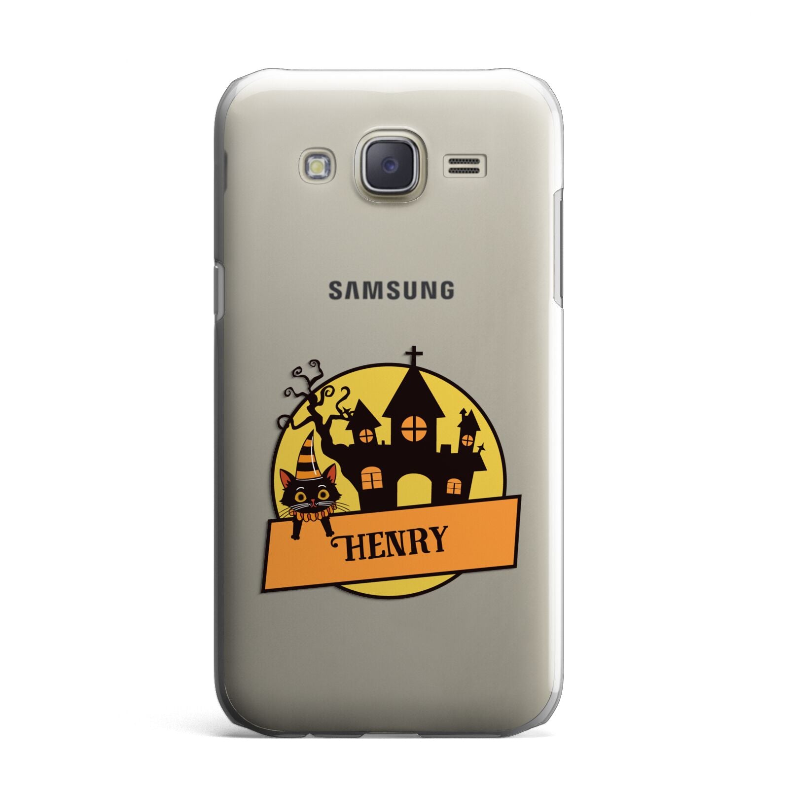 Haunted House Silhouette Custom Samsung Galaxy J7 Case