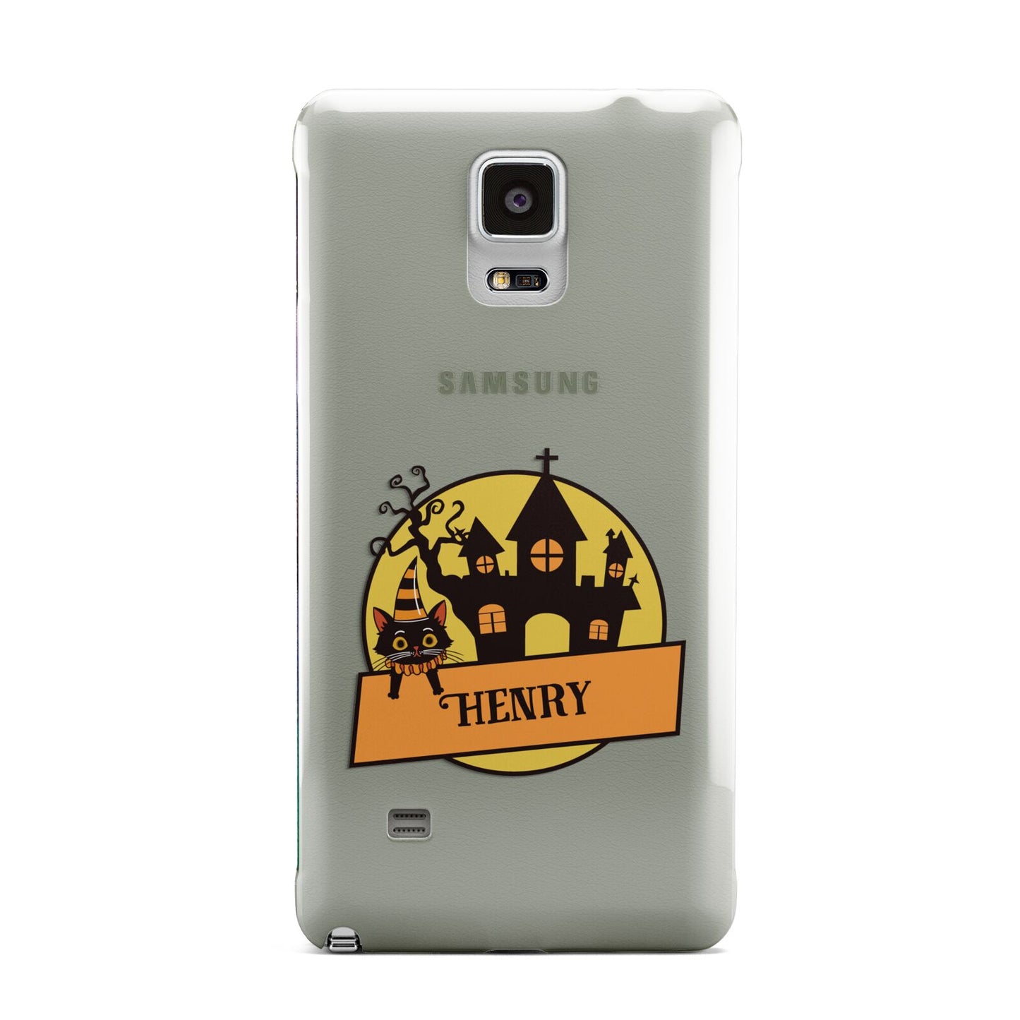 Haunted House Silhouette Custom Samsung Galaxy Note 4 Case