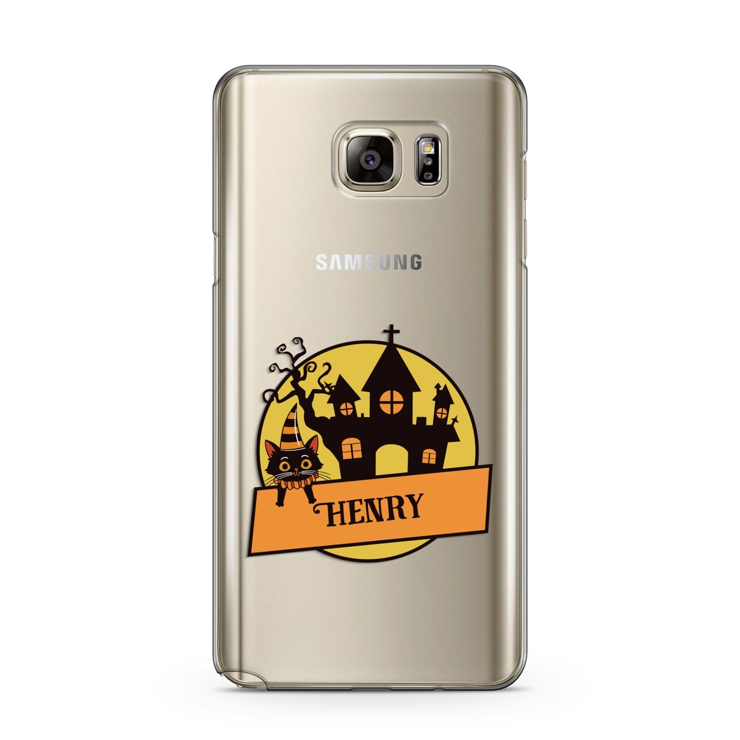 Haunted House Silhouette Custom Samsung Galaxy Note 5 Case