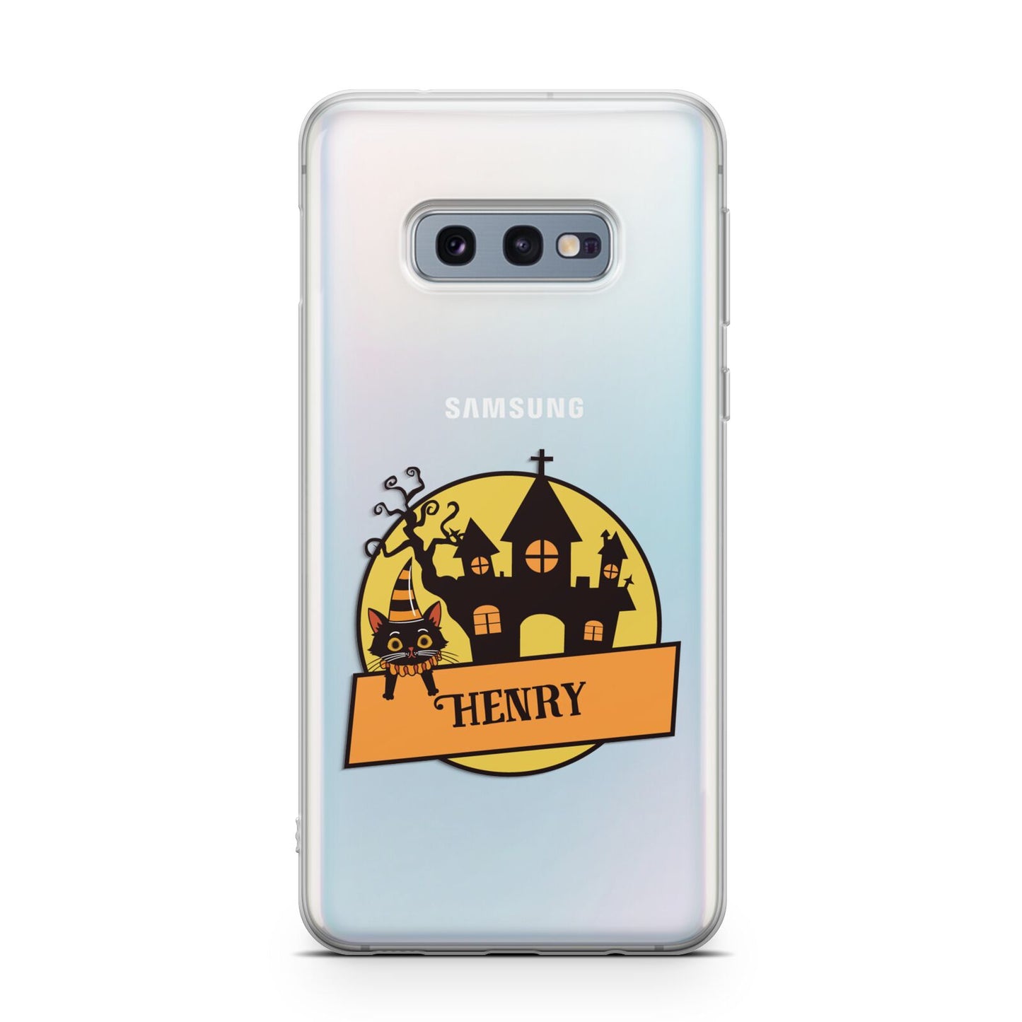 Haunted House Silhouette Custom Samsung Galaxy S10E Case