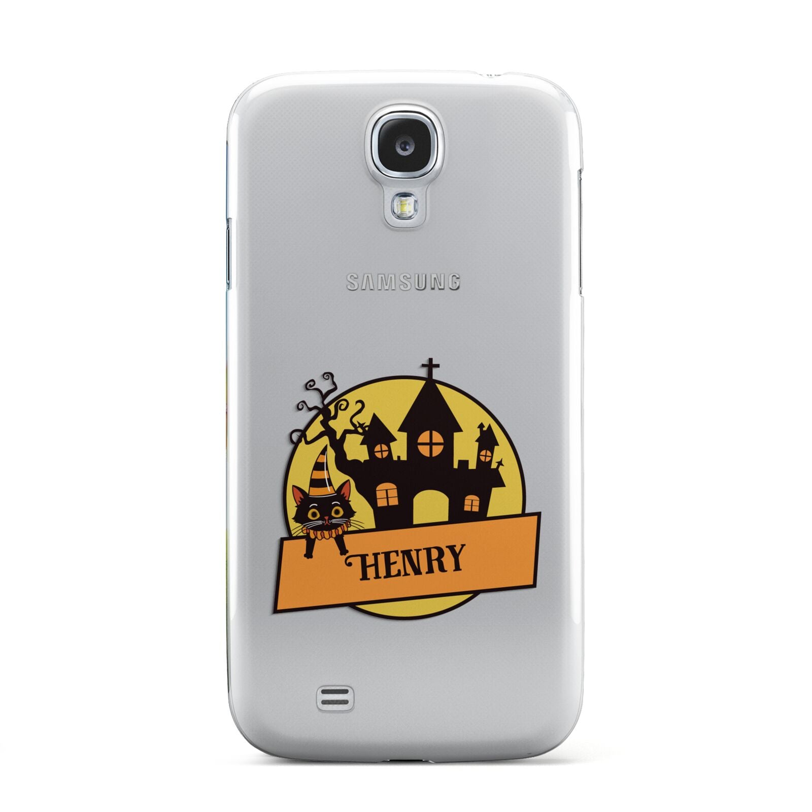 Haunted House Silhouette Custom Samsung Galaxy S4 Case