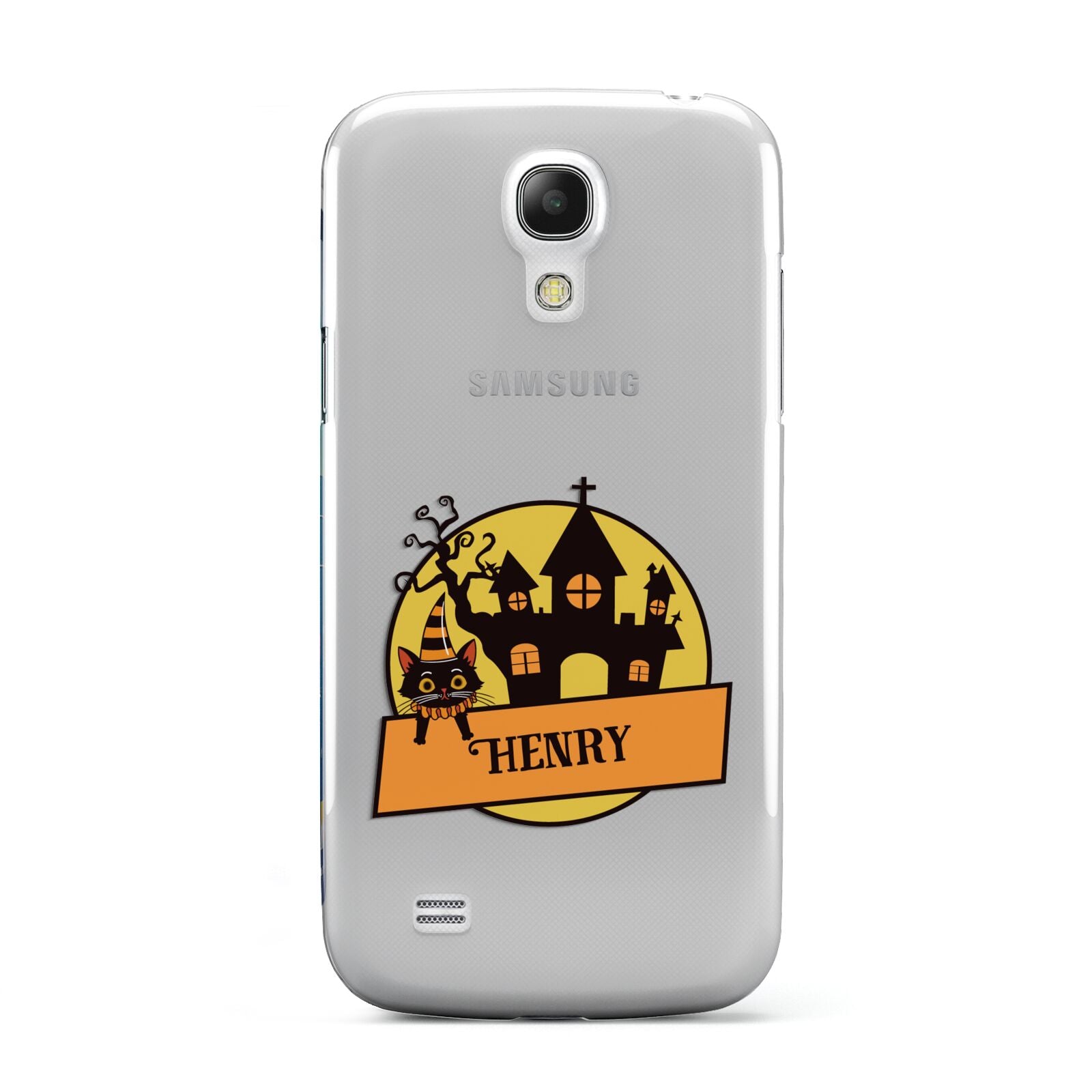 Haunted House Silhouette Custom Samsung Galaxy S4 Mini Case