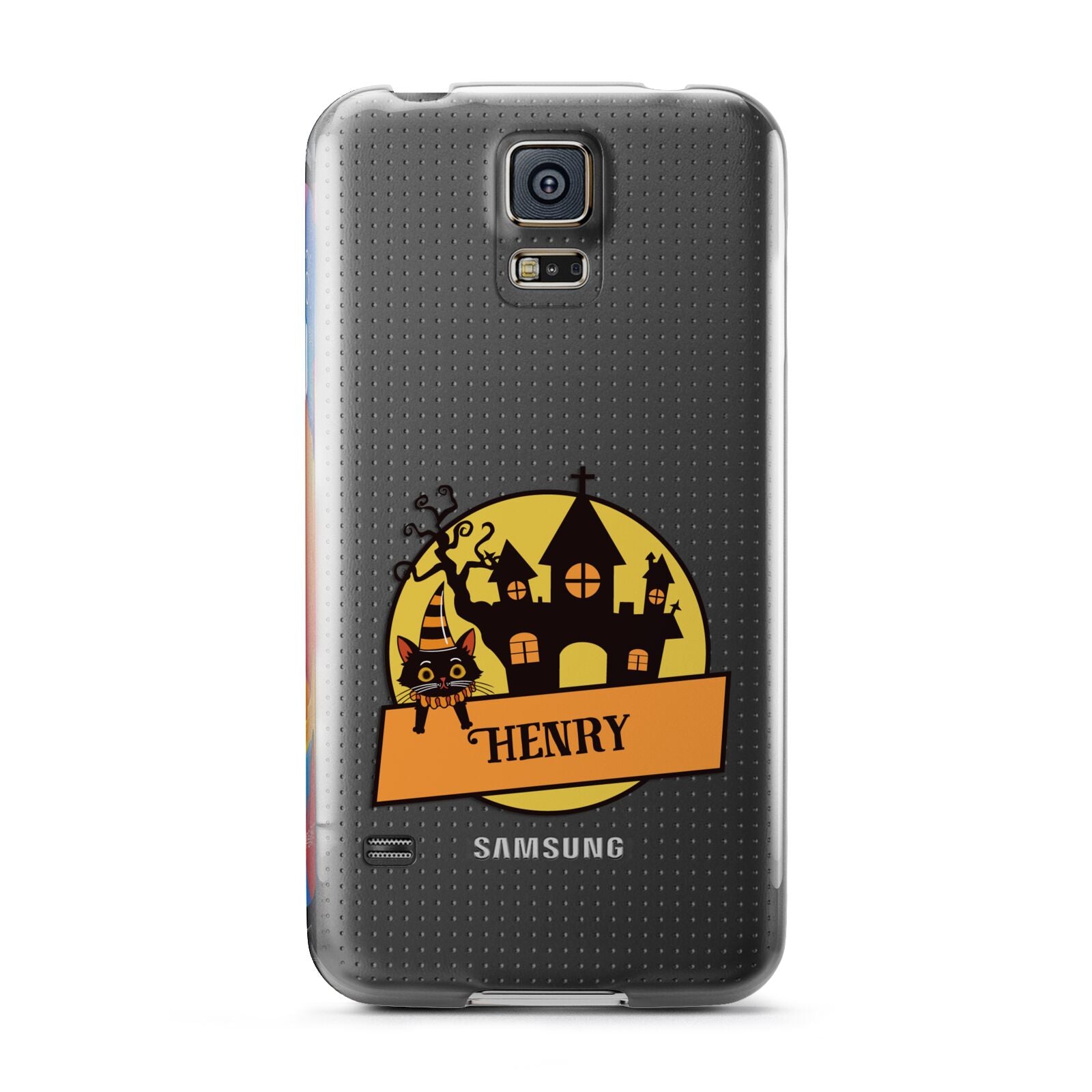 Haunted House Silhouette Custom Samsung Galaxy S5 Case