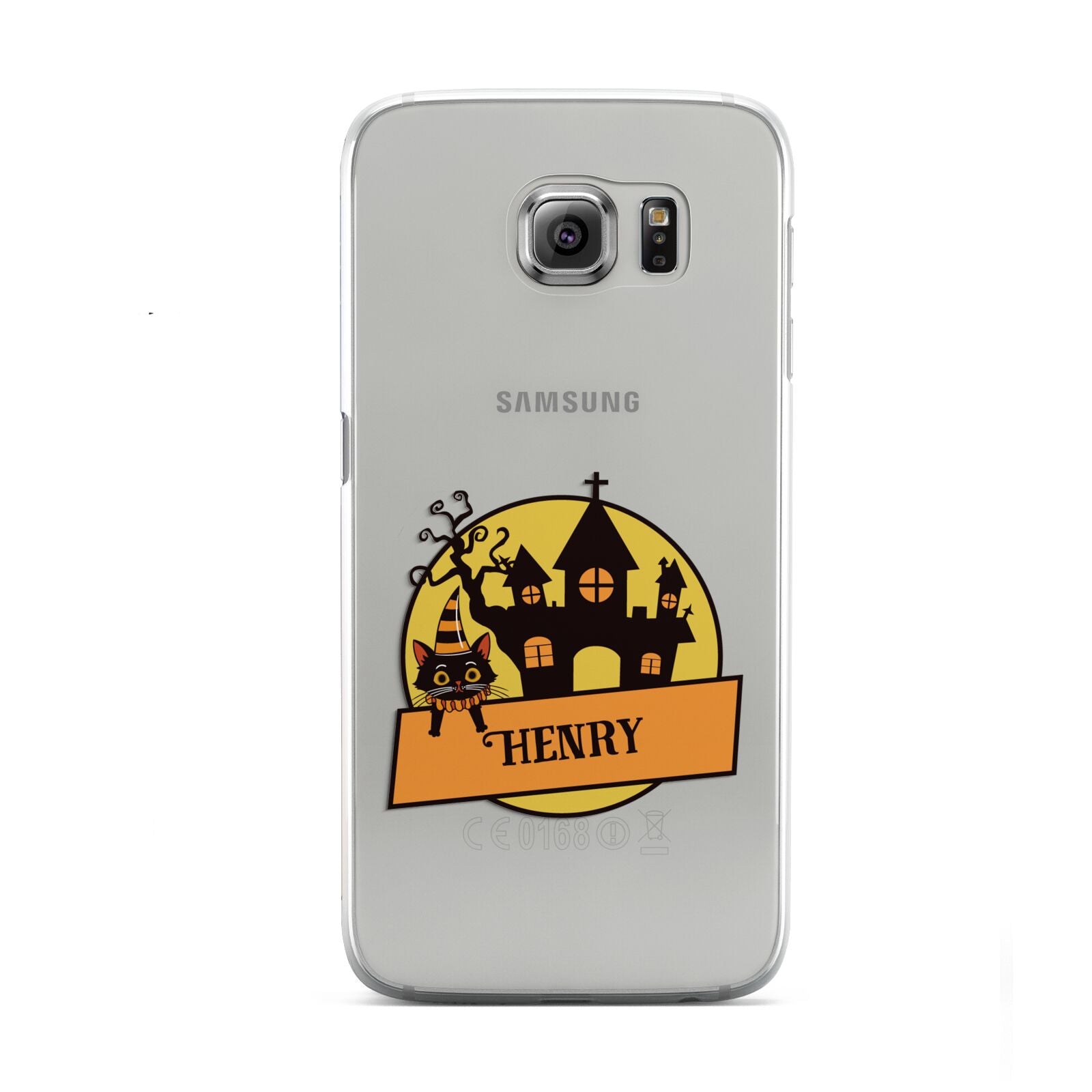 Haunted House Silhouette Custom Samsung Galaxy S6 Case