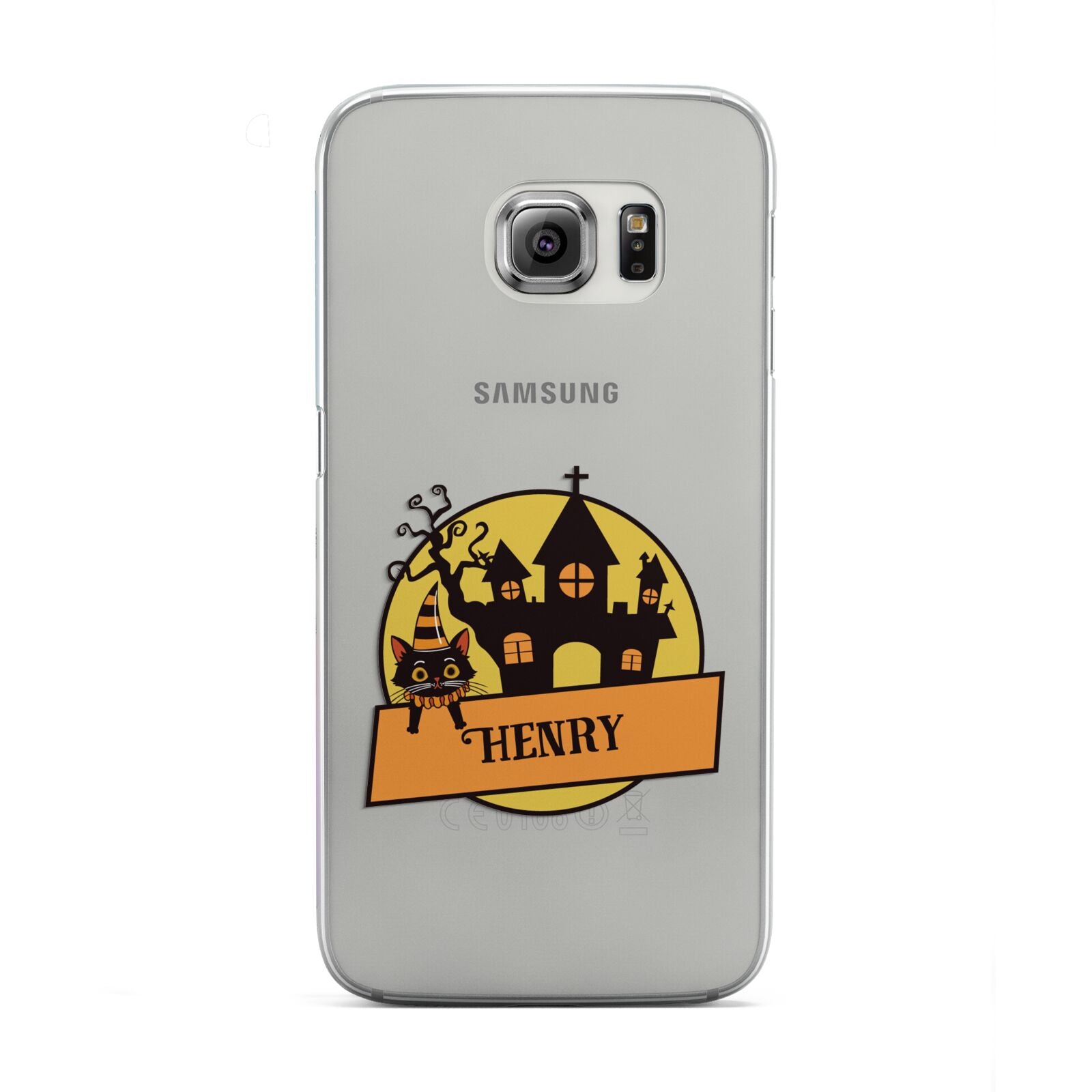 Haunted House Silhouette Custom Samsung Galaxy S6 Edge Case