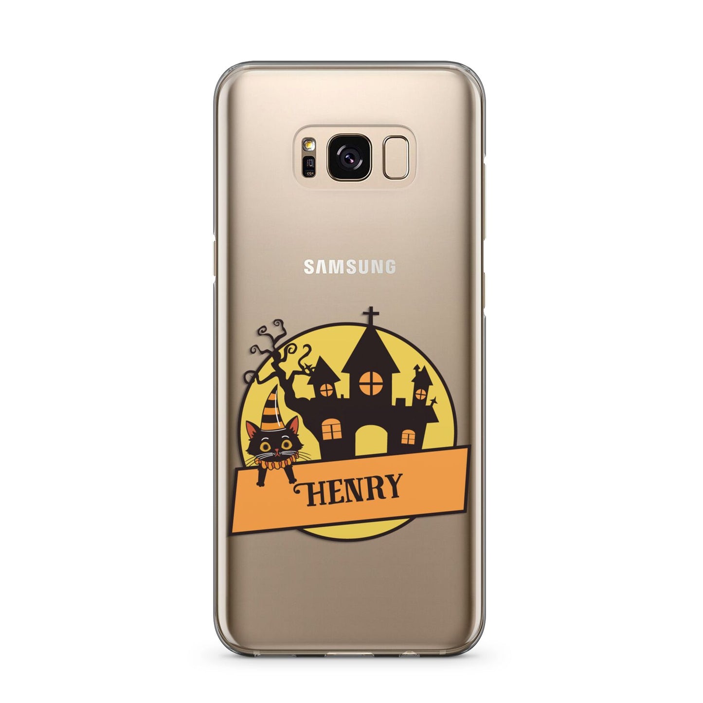 Haunted House Silhouette Custom Samsung Galaxy S8 Plus Case