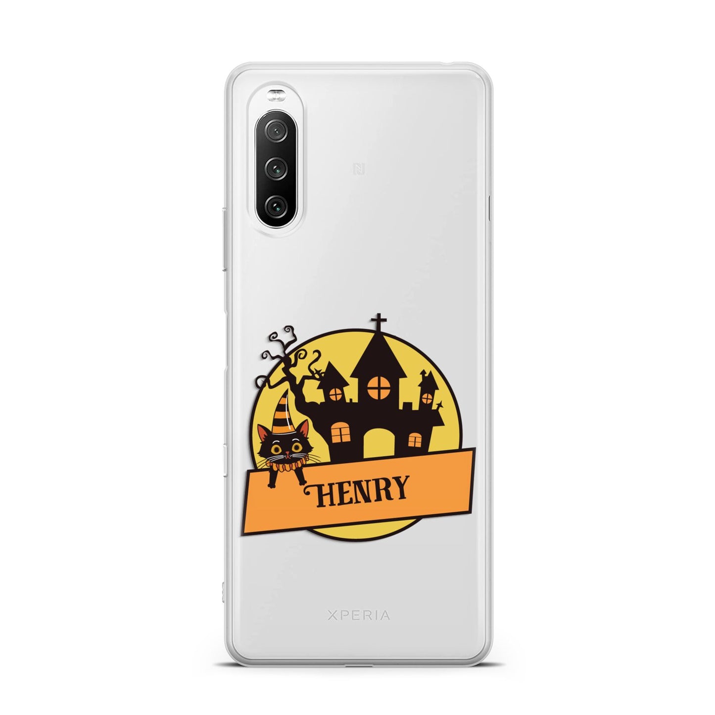 Haunted House Silhouette Custom Sony Xperia 10 III Case