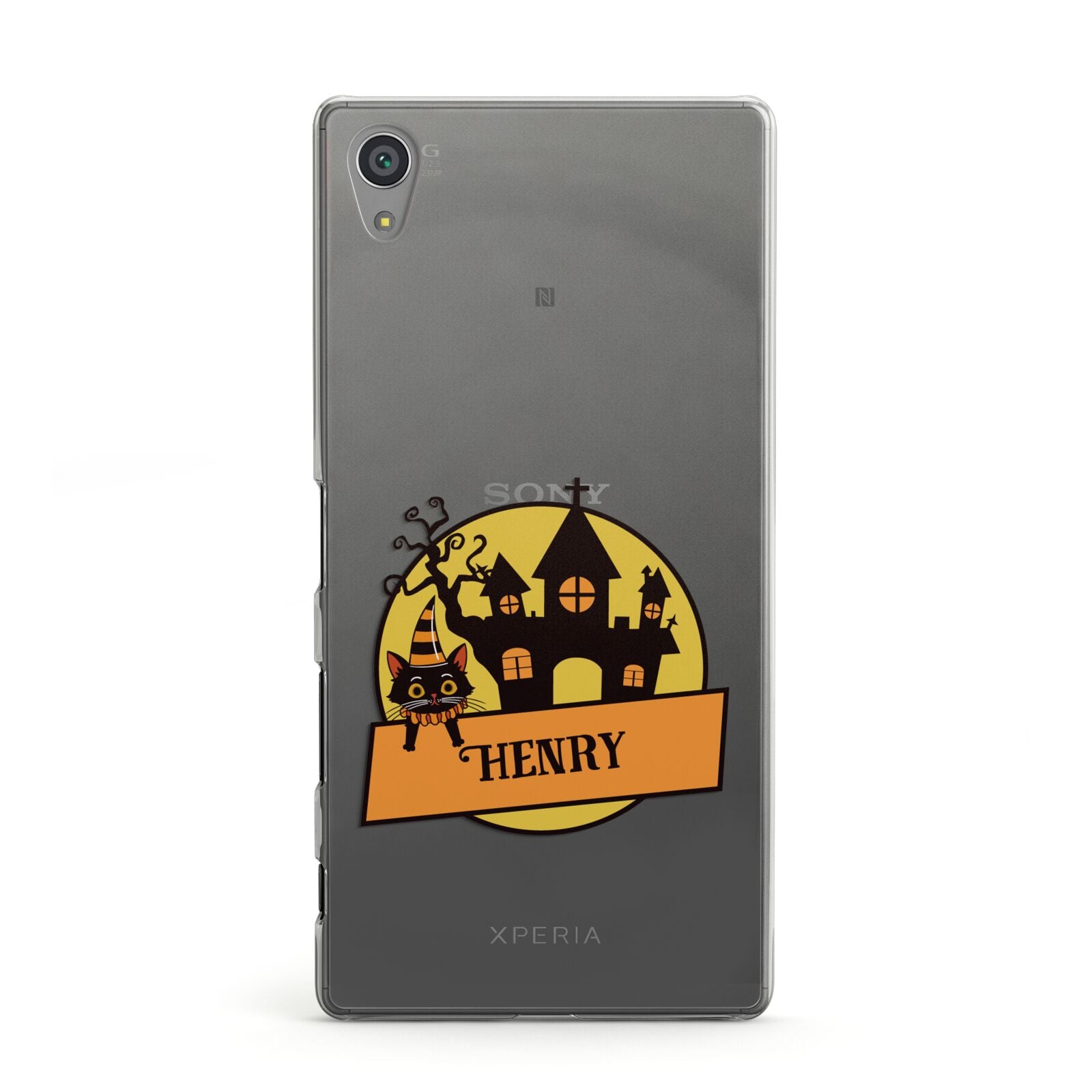 Haunted House Silhouette Custom Sony Xperia Case