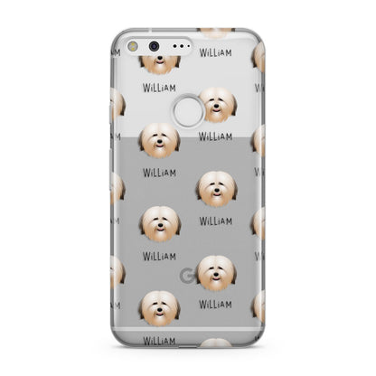 Havanese Icon with Name Google Pixel Case