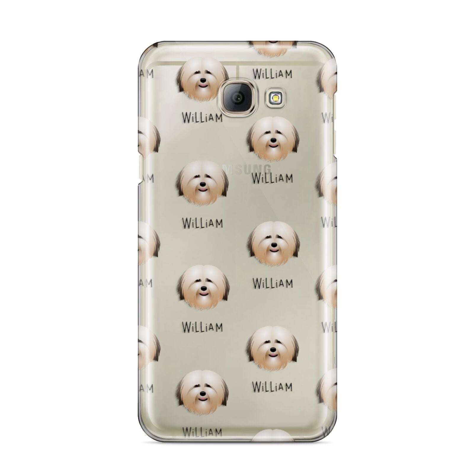 Havanese Icon with Name Samsung Galaxy A8 2016 Case