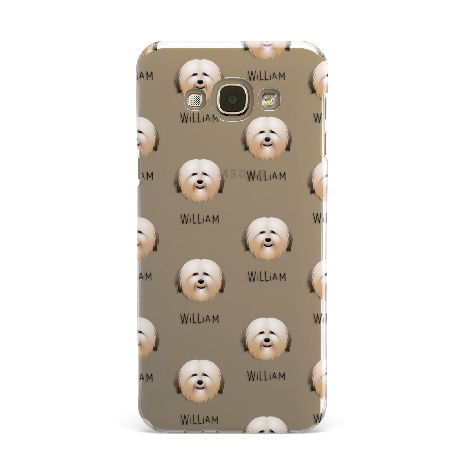 Havanese Icon with Name Samsung Galaxy A8 Case