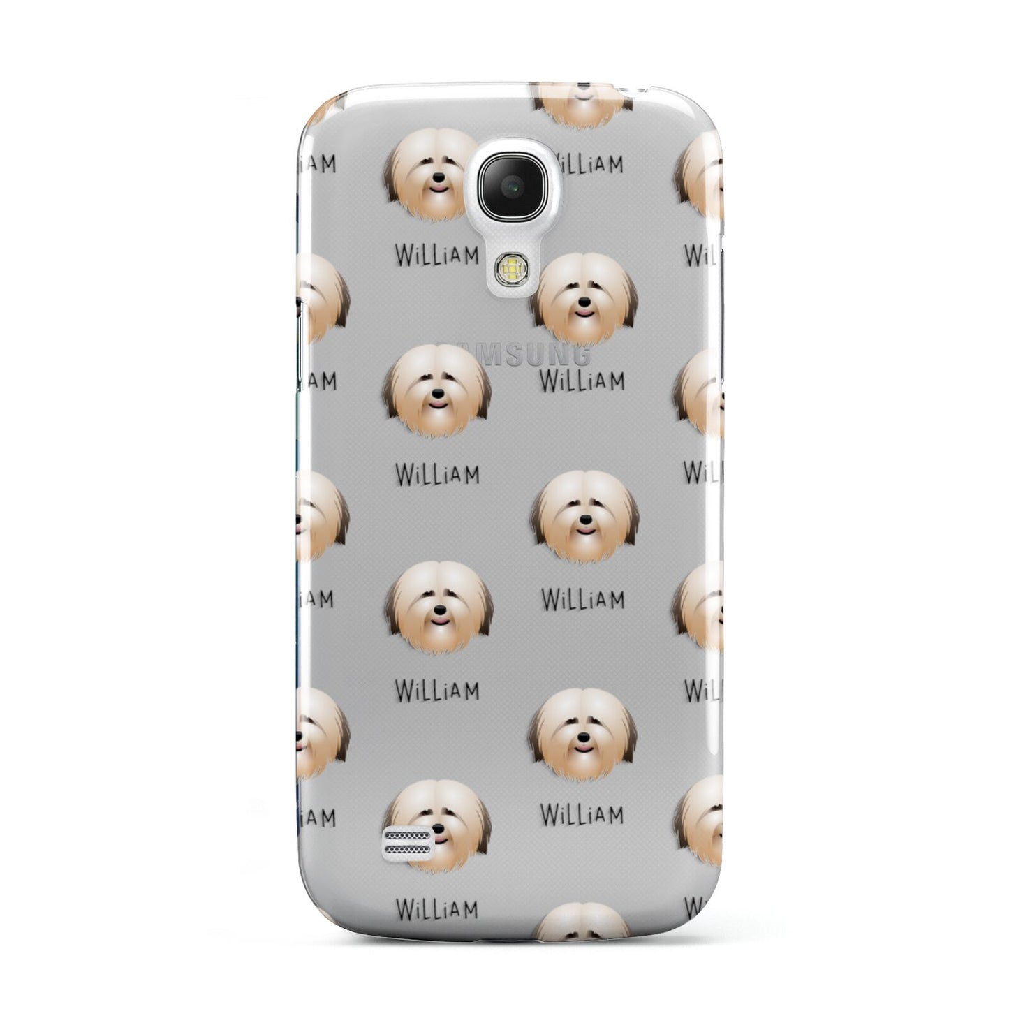 Havanese Icon with Name Samsung Galaxy S4 Mini Case