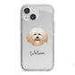 Havanese Personalised iPhone 13 Mini TPU Impact Case with White Edges