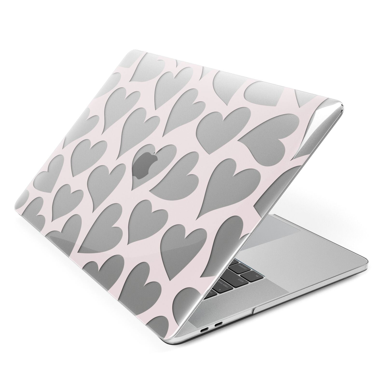 Heart Apple MacBook Case Side View