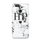 Heart Decal Marble Initials Personalised Huawei Nova 2s Phone Case