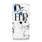Heart Decal Marble Initials Personalised Huawei P Smart Z