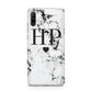 Heart Decal Marble Initials Personalised Huawei P30 Lite Phone Case