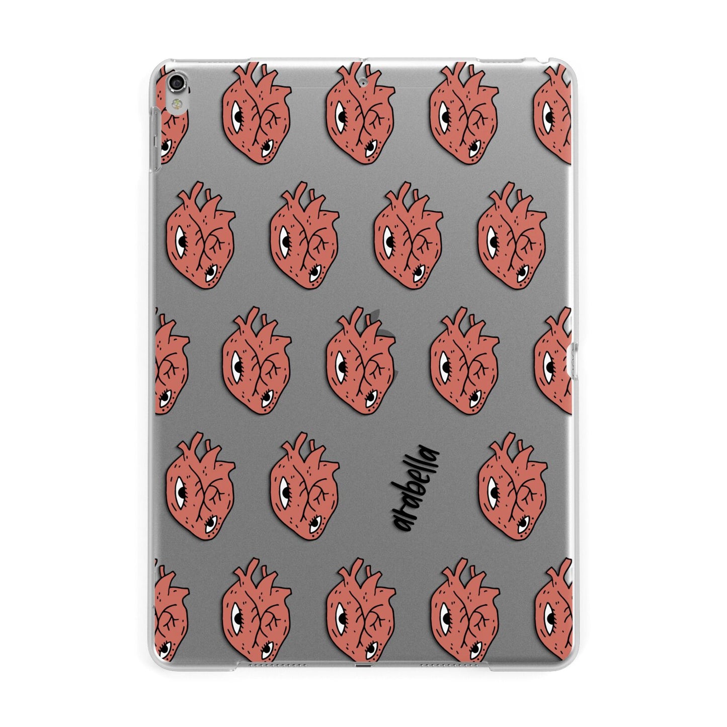 Heart Eyes Halloween Personalised Apple iPad Silver Case