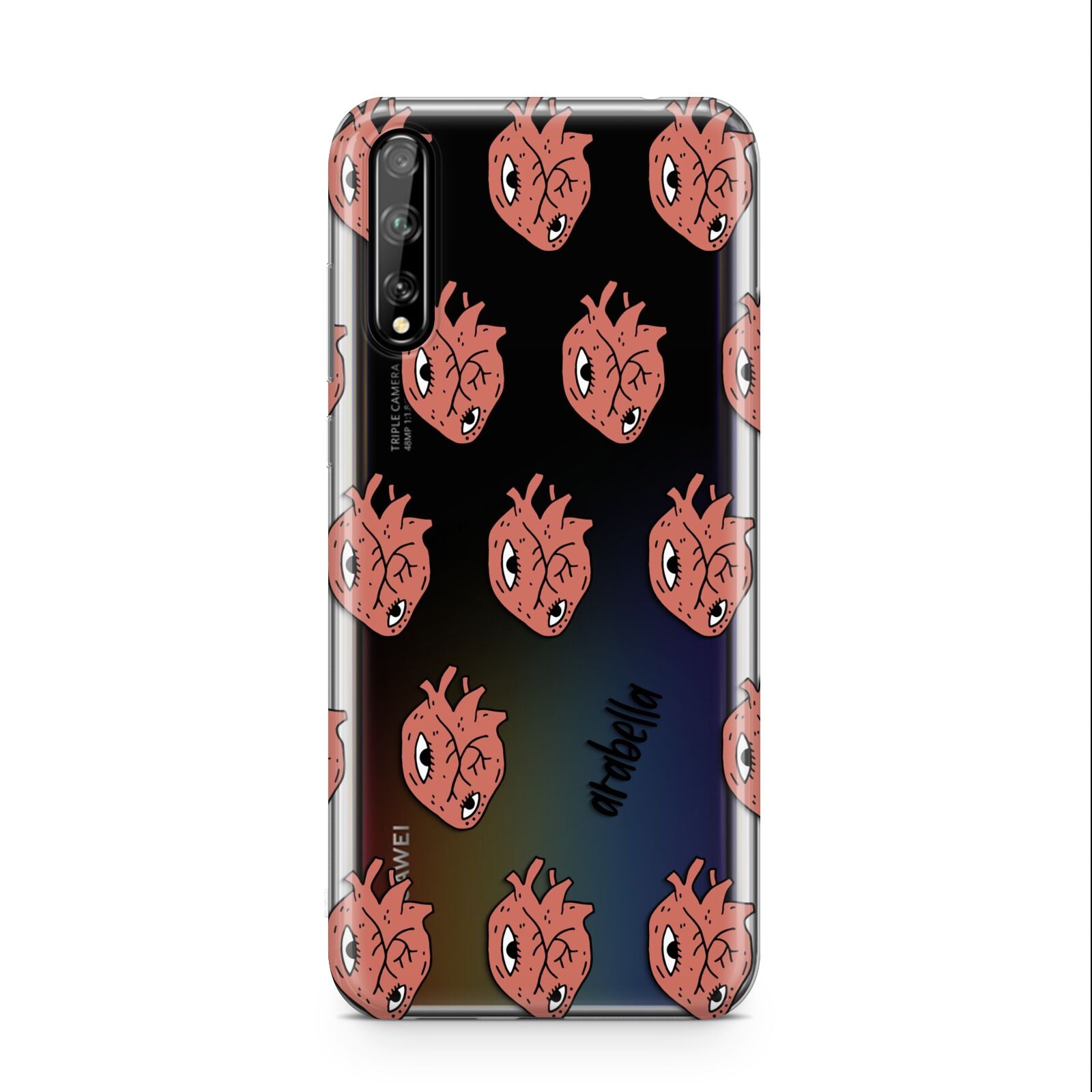 Heart Eyes Halloween Personalised Huawei Enjoy 10s Phone Case